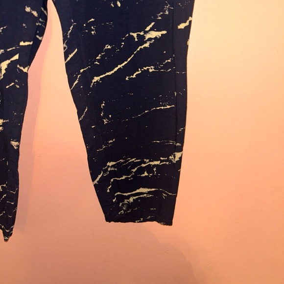 Gap Womens Loungewear Pajama Bottoms Blue Gold Viscose Medium - Picture 4 of 8